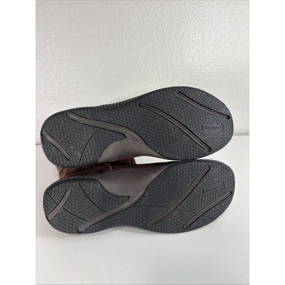 Sierrawest Brown Suede Mid-Calf Winter Boots Women’s 8.5M Leather Lined Warm - Picture 13 of 14